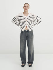 New Style Small Fragrance Button Design Texture Cardigan