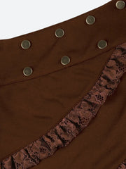 Fairy Grunge Asymmetric Mini Skirt