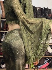 Fairy Grunge Bolero Crop Top