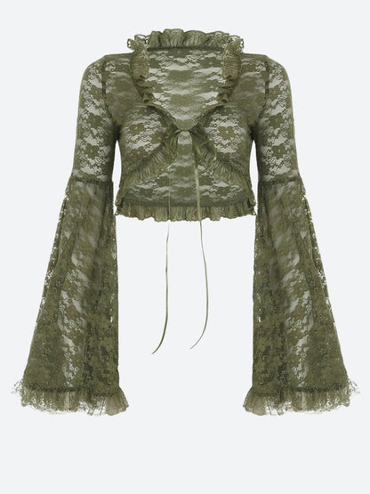 Fairy Grunge Bolero Crop Top