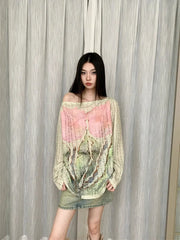 Fairycore One Shoulder Top
