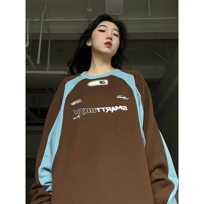 Vintage Aesthetic Oversized Y2K Streetwear Hoodie