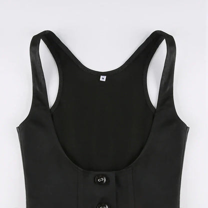 Fitted Button Up Vest