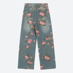 Floral Jeans