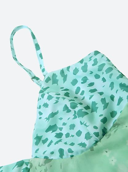 Floral Top & Mini Skirt Two Piece Set