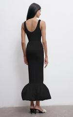 Pearl Flower Midi Mermaid Party Dress Partydress-241208
