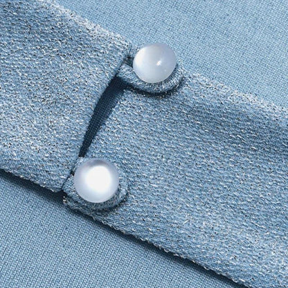 Glitter Backless Crop Top