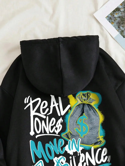 Glowing Funny Casual Oversized Comfortable Warm Fleece Hoodie