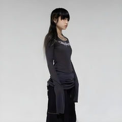 Grunge Barbed Wire Top