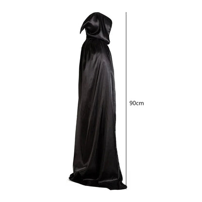 Medieval Witchcraft Vampire Hooded Halloween Cosplay Robe Party Attire