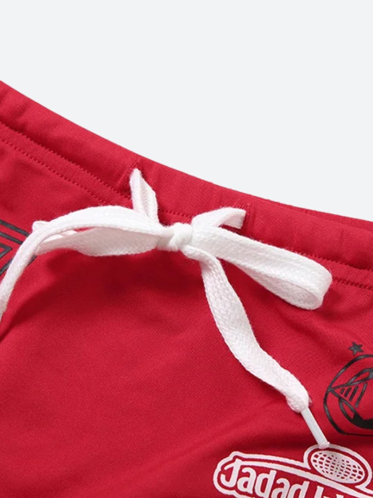 Jersey Top & Shorts Two Piece Set