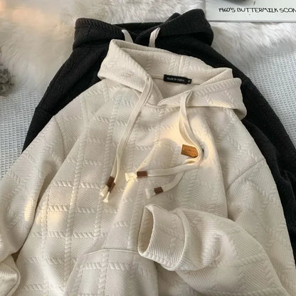 Korean Loose Fashion Solid Color Hoodie