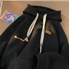 Korean Loose Fashion Solid Color Hoodie
