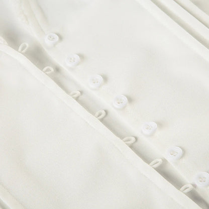 Lace Trim Button Up Shirt