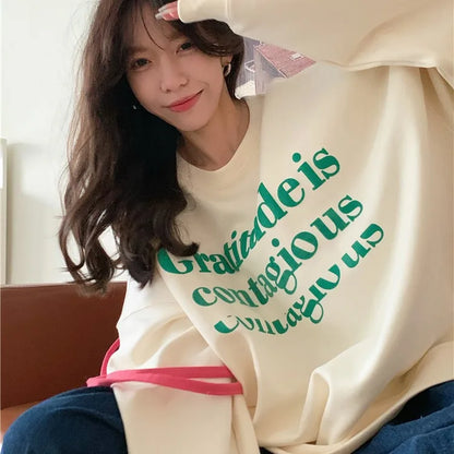 Fashion Thicken Stylish Loose Korean Hoodie