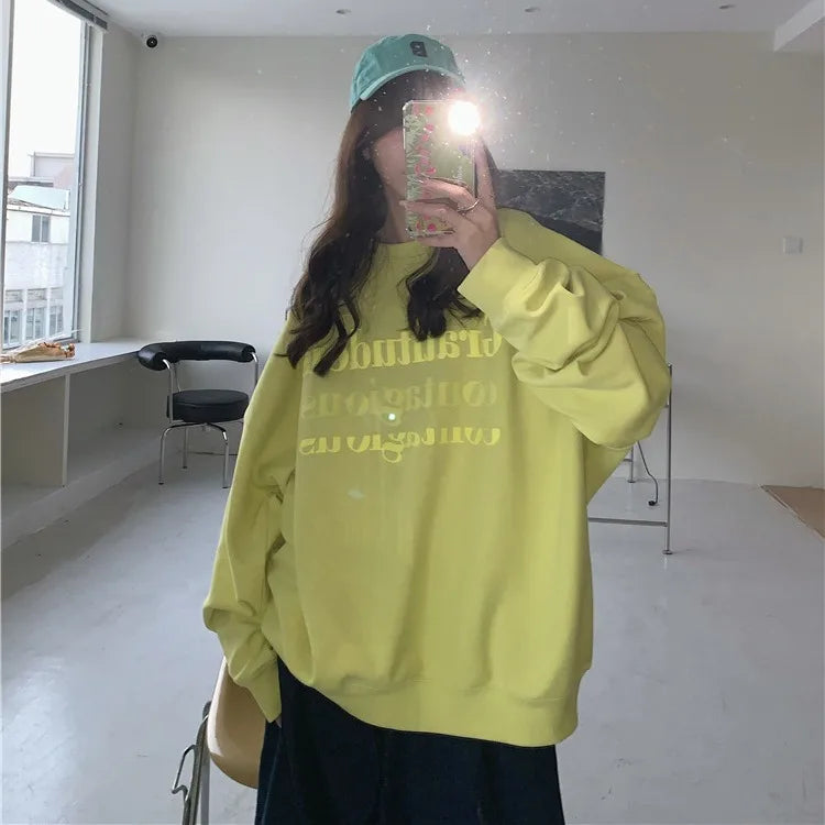 Fashion Thicken Stylish Loose Korean Hoodie