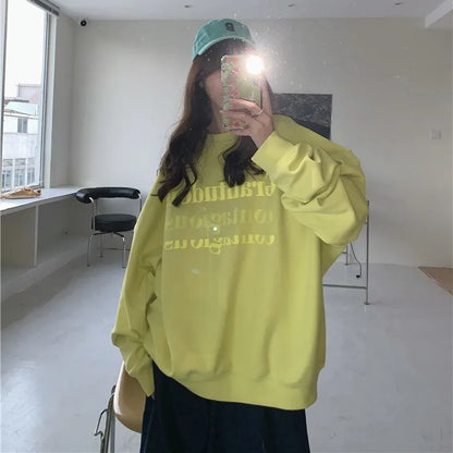 Fashion Thicken Stylish Loose Korean Hoodie