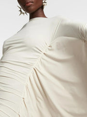 Lilgiuy Tight Sleeved Maxi Dress