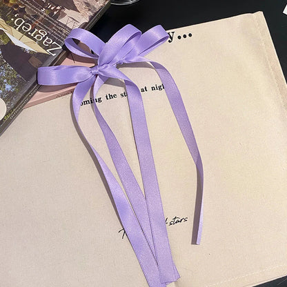 Ribbon Back Head Headdress - Christmas Hair Accessory Purple Accessories-L