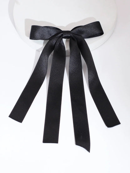 Ribbon Back Head Christmas Hair Accessory For Ladies Black Accessories-L