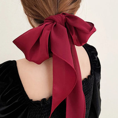 Silk Fashion Headband Neck Scarf Christmas Hair Accessory