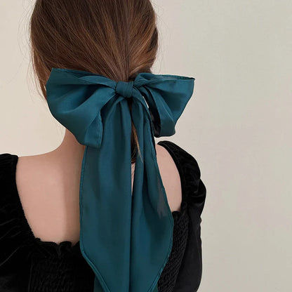 Silk Fashion Headband Neck Scarf Christmas Hair Accessory