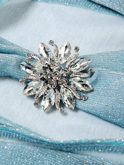 Mermaidcore Glitter Mini Dress