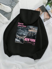 New York Dream City Casual Pullover Hoodie