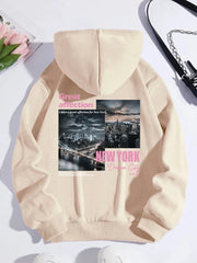 New York Dream City Casual Pullover Hoodie