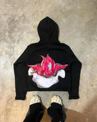 Autumn Fun Pattern Printed Hoodie