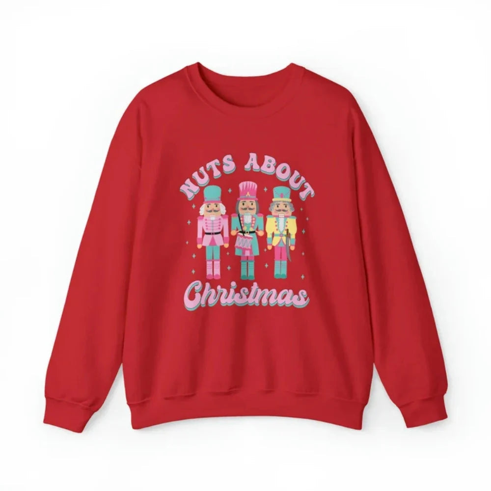 Nutcracker Christmas Crewneck Sweater Vintage Pullover