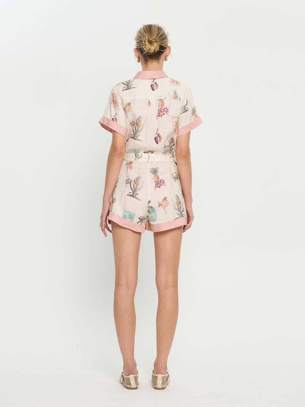 Cole Romper - Pink