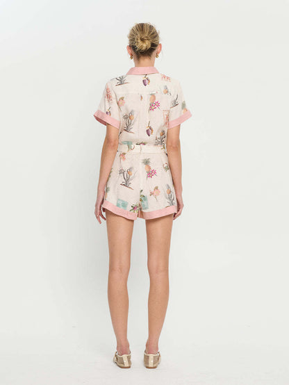 Cole Romper - Pink