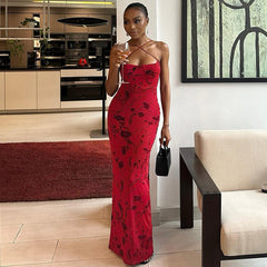 Alicia Dress - Red