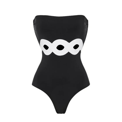 Infinity Tube Swimsuit  - Black