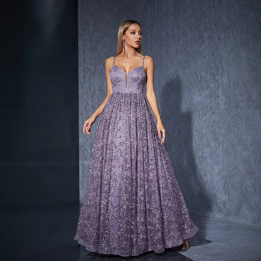 Sling Dress Girlfriends Bridesmaid Dress Annual Meeting Performance Chorus Dress Large Dress Embroidered