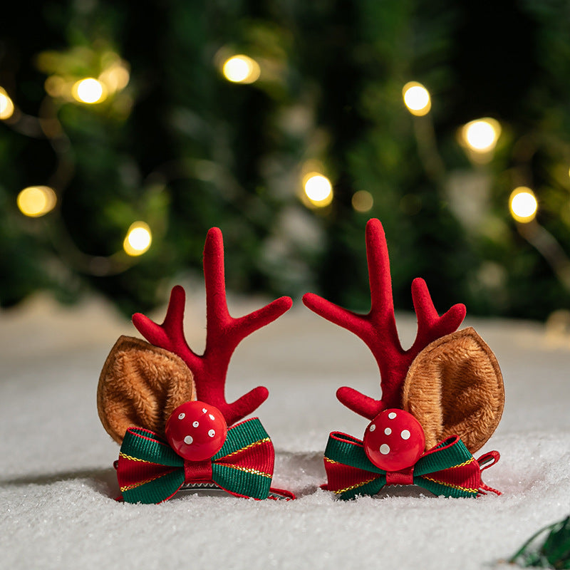 Cute Reindeer Christmas Dainty Hair Accessory