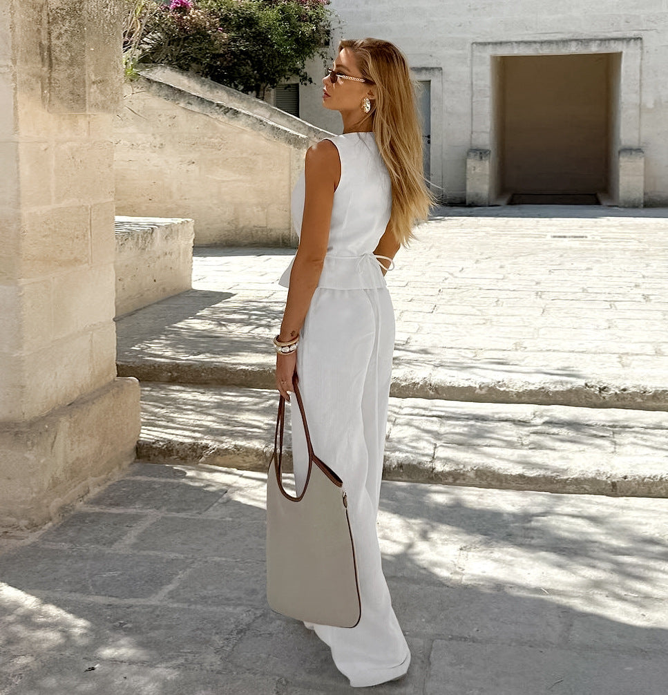 Clanton Co-Ord set - White