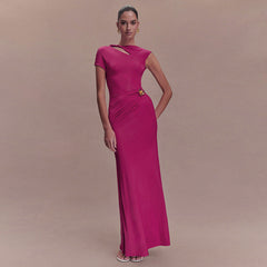Gentry Maxi Dress - Rose Red