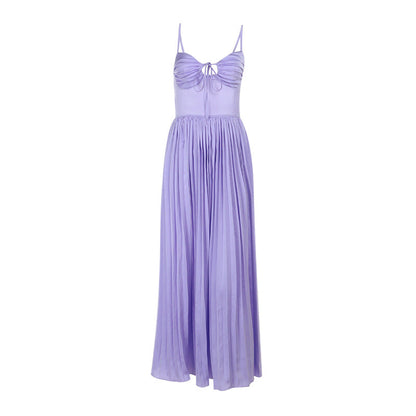 Wisteria Midi Dress - Purple
