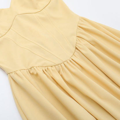 Sampson Midi Dress - Yellow