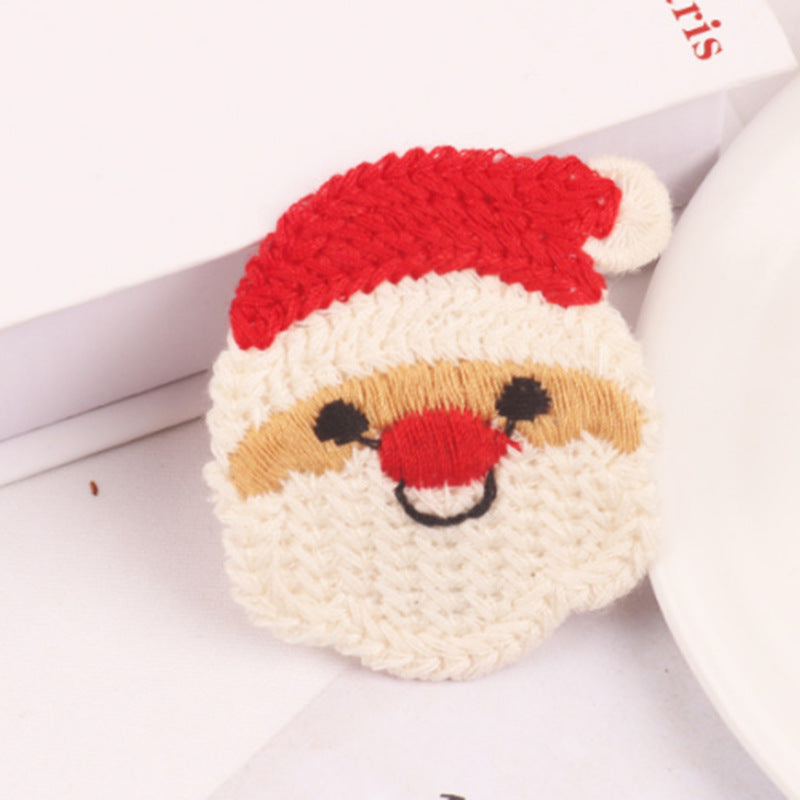 Cute Snowman Christmas Tree Pom Pom Hair Accessory