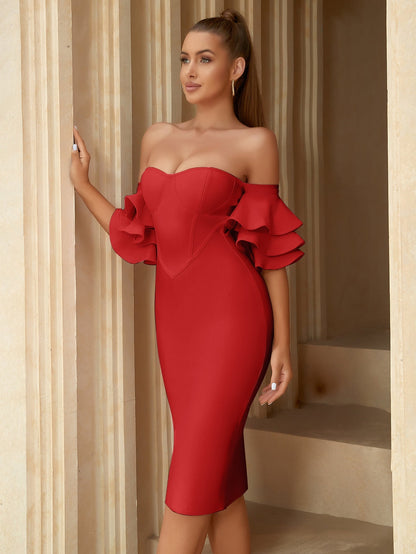 Bandage Dress Elegant Party Annual Party Party Evening Dress Bridesmaid Dress