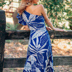 Blue Shores Swimsuit Set - Blue