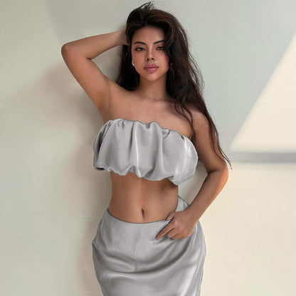 Jordyn Co-ord Set - Silver