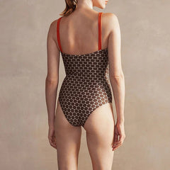 Bee at the Beach Swimsuit - Brown