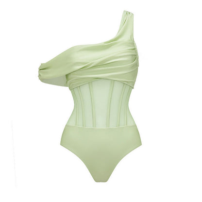 Mint to Be Swimsuit Set - Green