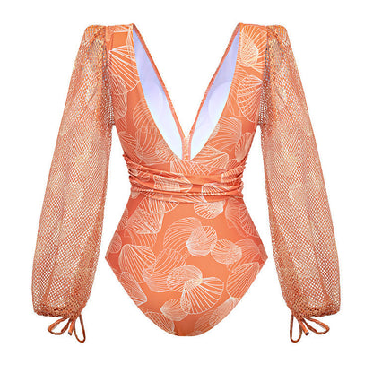 Dusty Rose Swimsuit  - Orange