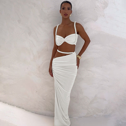 Makoko Co-Ord set - White