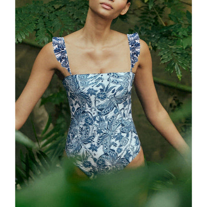 Bahamas Calling Swimsuit Set - Blue